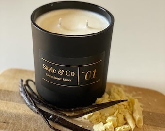 Sayleandco No.1 Coco Butter Kisses Luxury Hand Poured Candle