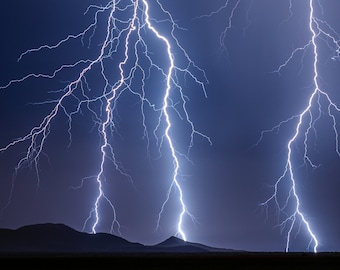 Lightning Wall Art - The Trident