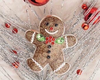 Gingerbread Man Pin/Pendant