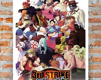 ストリートファイター3 サードストライク ポスター - Etsy 日本