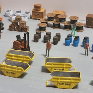 スキップセット 4個入り OOゲージ 1:76スケール 鉄道模型 風景画/ダイキャスト