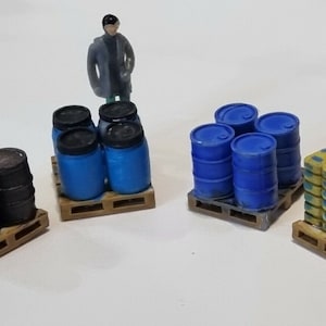 Pallet of Goods OO Gauge 1:76 Scale Model Scenery Railway/Diecast