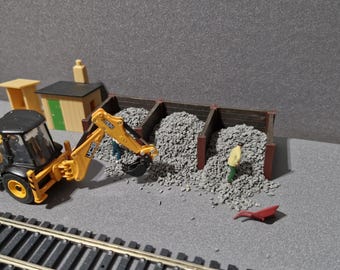 Búnker de carbón/balasto Escala OO 1:76 Modelo a escala Decoración Ferrocarril/Fundición a presión