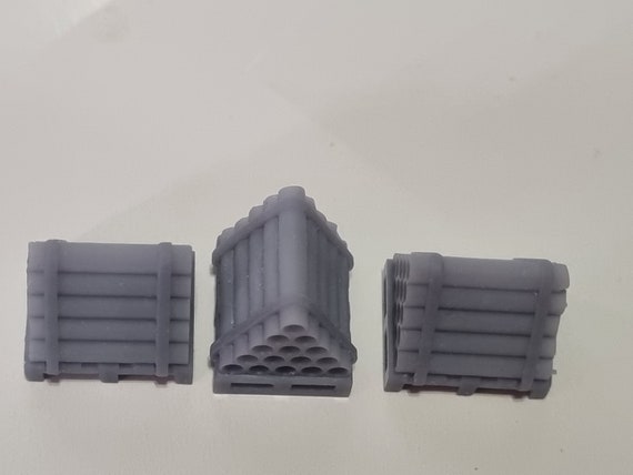 Litprints 1:76 OO Gauge Large Pipe Stack – Model Railway Scenery Kit, Unassembled