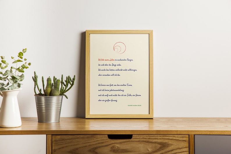 Rilke: « Ich lebe mein Leben » image 4