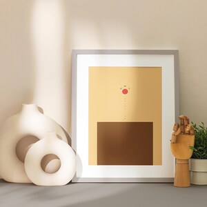 Abstract Art Print: &quot;No Mud&quot; Contemporary Fine Art (A4, A3, A2)