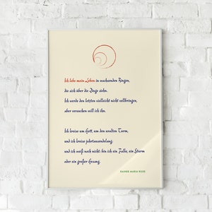 Rilke: « Ich lebe mein Leben » image 3