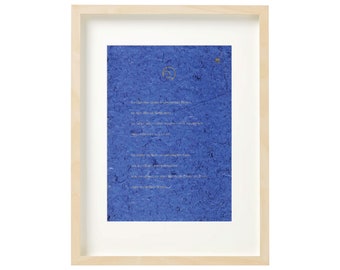 Rilke: « Ich lebe mein Leben », 2 colors