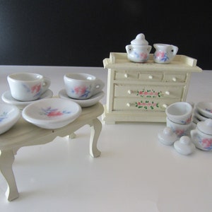 Juego de té chino en miniatura