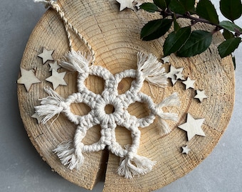 Macrame snowflake
