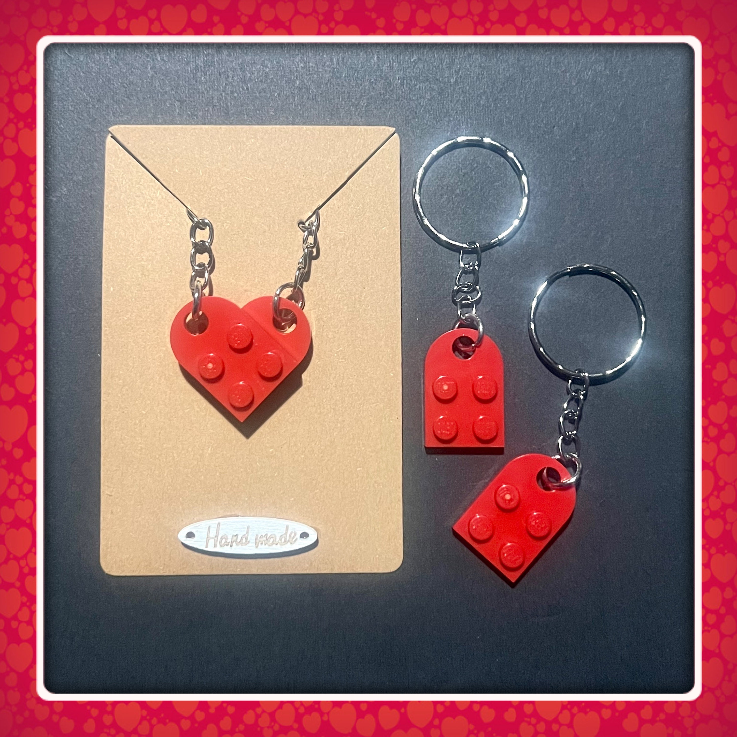 Buy Lego Keyring Personalised Lego Heart Keyring 2pcs Genuine Lego Bricks Keychain Mother s Day Gift LEGO Keyring Couple Lego Necklace Charm Online in India Etsy