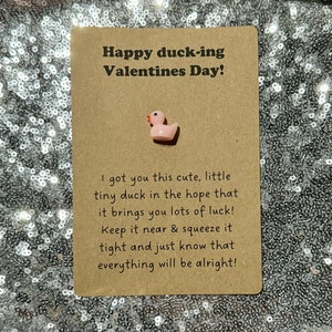 6 Colour Miniature Duck Gift, Valentines Day Gift, Birthday Gift, Tiny Duck, Gift for Boyfriend, Gift for Girlfriend, Pocket Duck Pocket Hug