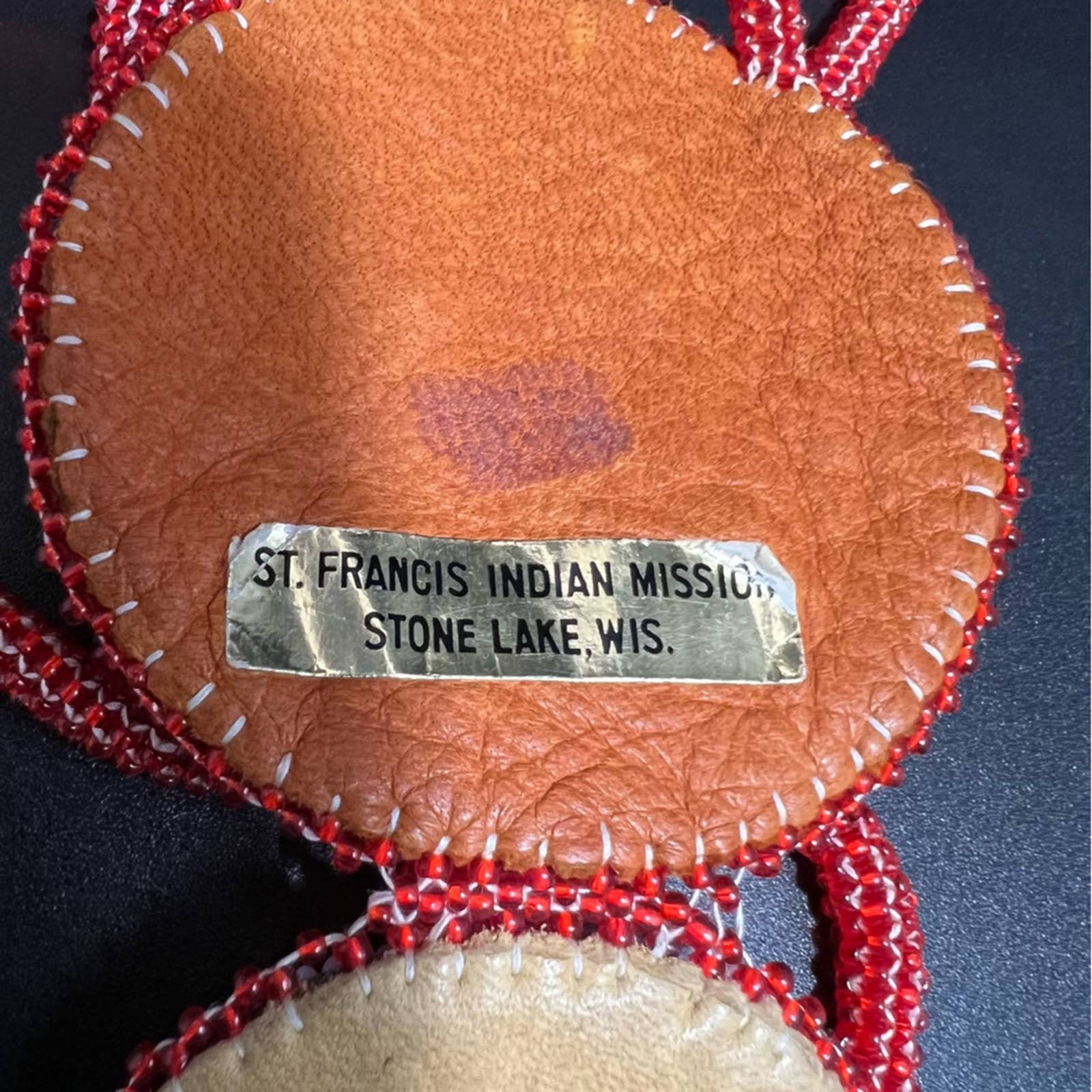 St Francis Indian Mission Native American 3 Medallion Beaded Etsy