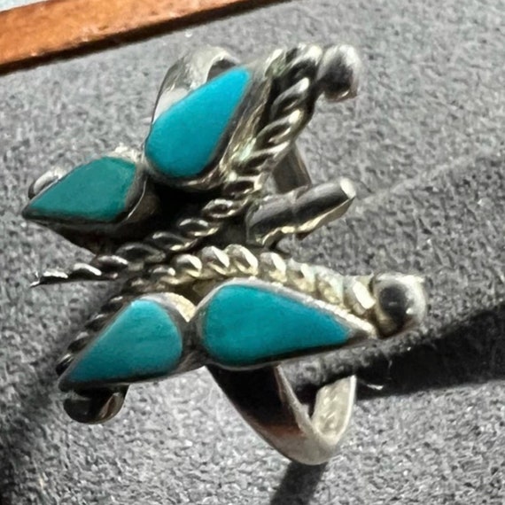 Rare Native American Zuni Petit Point Sterling Si… - image 2