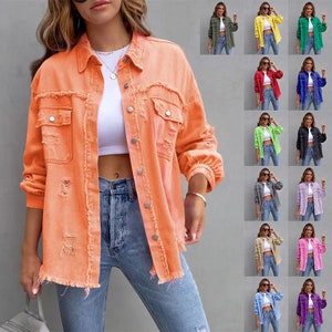 Camo Denim Jacket Etsy