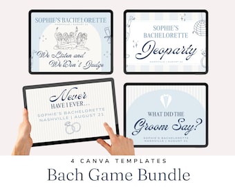 Last Toast on the Coast Hen Party Game Bundle, Canva Template for Lake Bachelorette, Jeoparty, Never Have I Ever, What Did the Groom Say