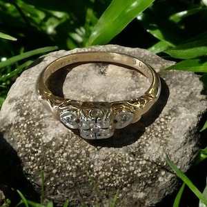 14k-18k Gold Diamond Engagement Ring