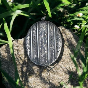 Sterling Silver Oval Locket