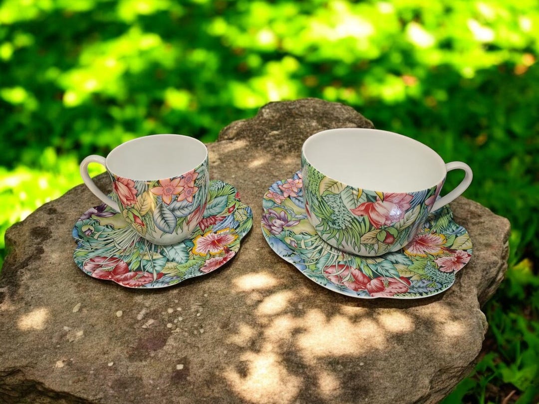 ロイヤル リモージュ「エデン」ポール マロー カップ&ソーサー – レア