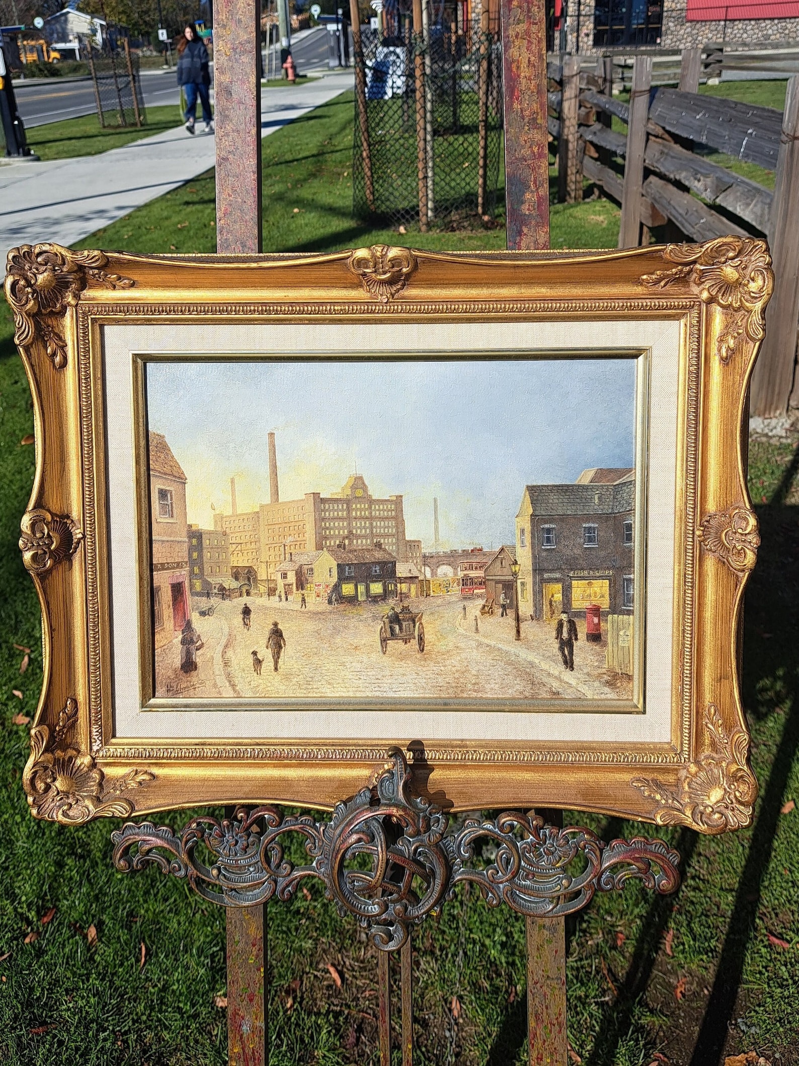 Early 20th Century Painting Signed Will Chamberlain