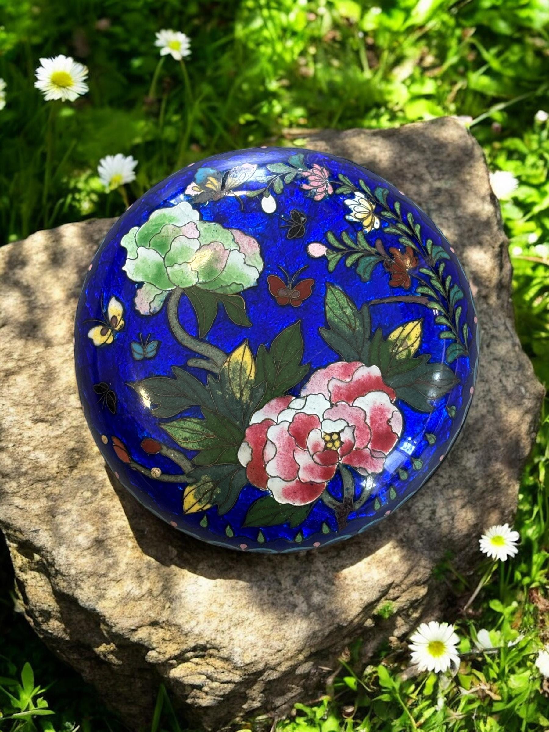 中国七宝焼小物入れ - Etsy 日本