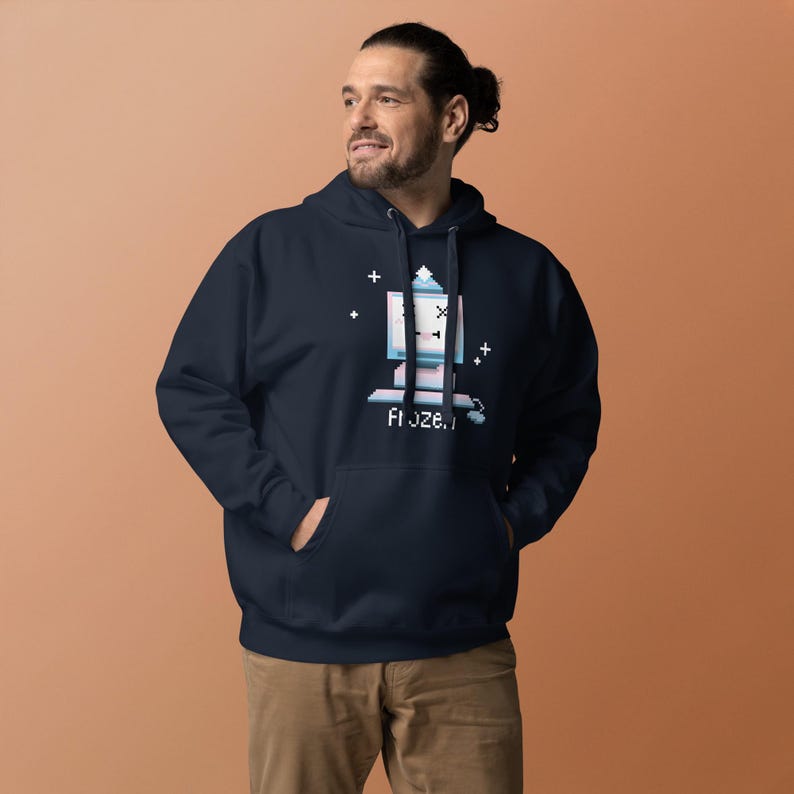 Frozen Computer Unisex Hoodie