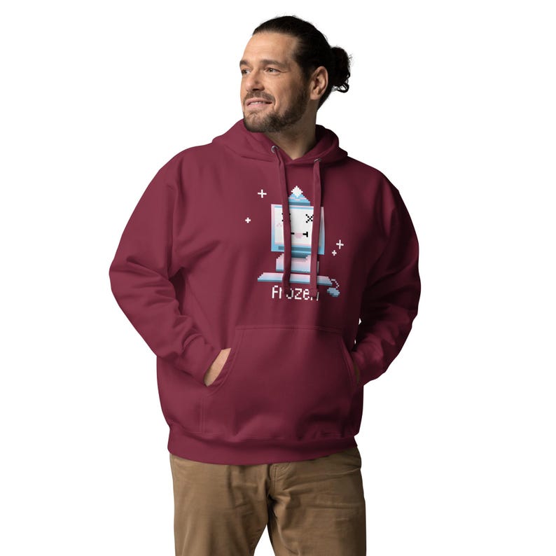 Frozen Computer Unisex Hoodie