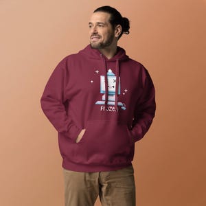 Frozen Computer Unisex Hoodie