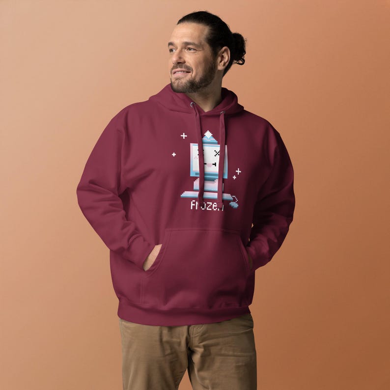 Frozen Computer Unisex Hoodie