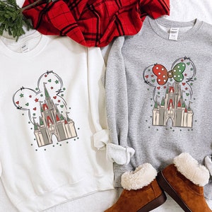 Disney couple christmas sweaters on sale
