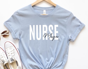 Personalized Nurse Shirt, Customized Nurse Shirt, Nurse Appreciation Shirt, Custom Nurse Shirt, Personalized Nurse Gift, NICU Nurse Shirt