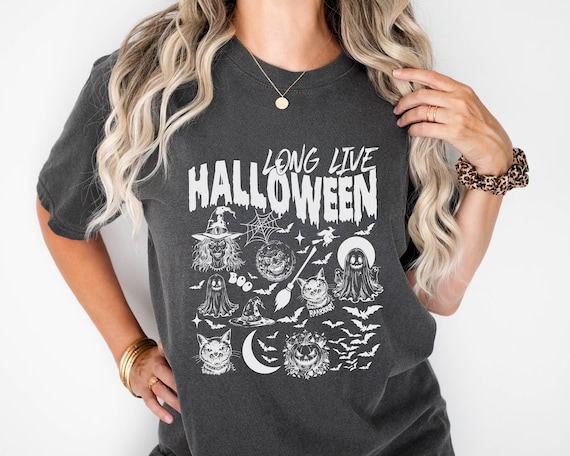 Long Live Halloween Shirt, Vintage Halloween Shirt, Retro Spooky Season Shirt, Halloween Witch Shirt, Halloween Party Shirts, Halloween Tee