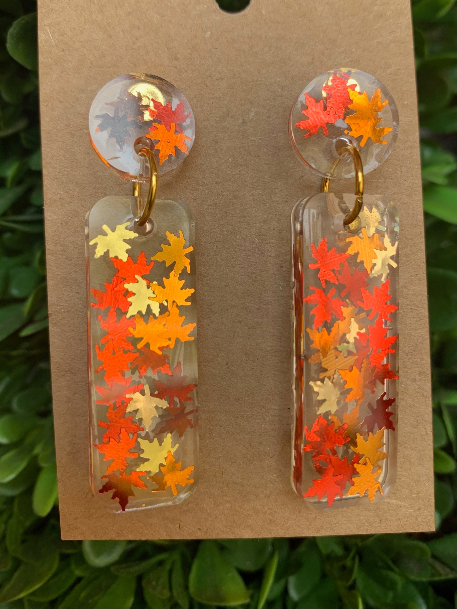 Fall Flower Earrings