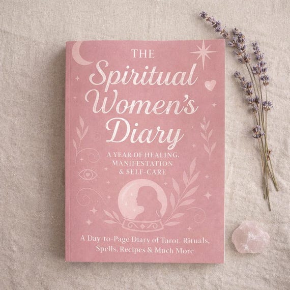 Spiritual womens witches diary - A year of healing manifestation and self care Pink 2026