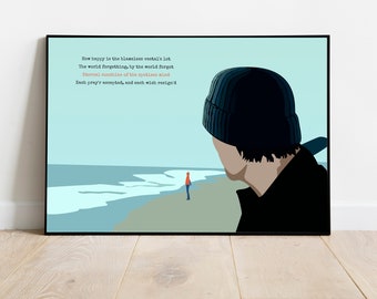 Illustrated Eternal Sunshine of the Spotless Min Fan Art Poster