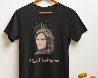 Diga su nombre Mahsa Amini camiseta, camiseta de Irán gratis, camiseta de protestas de Irán, camiseta de la revolución iraní, Zan Zendegi Azadi, libertad de vida de la mujer