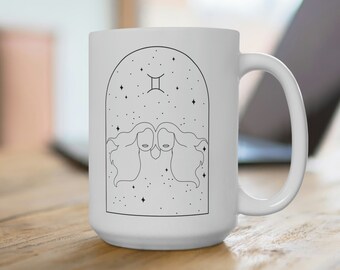 双子座マグカップ、双子座ギフト、星座ギフト、占星術ギフト、双子座誕生日ギフト、双子座占星術ギフト、双子座誕生日、星座マグカップ