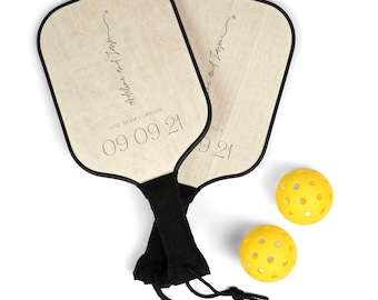 Custom Pickleball Wedding Gift for Pickleball Lover Wedding Gift Personalized Pickleball Kit Wedding Gift for Couples Custom Pickleball Gift