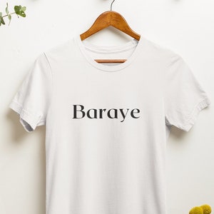Baraye TShirt, Shervin Hajipour, Free Iran, Human Rights Shirt, Iranian Gifts, Iran Protests, Zan Zendegi Azadi Shirt, Baraye, Iran