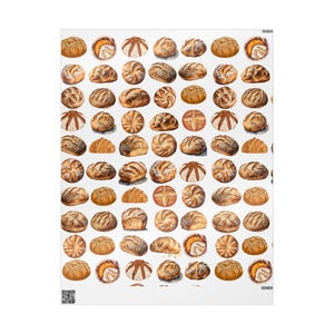 sourdough bread wrapping paper chef gifts baking gifts gift for chef gift for baker sourdough bread art gift wrap pastel sourdough art watercolor sourdough bread gift wrap bread maker gift for bread maker gift wrap sourdough gift wrapping paper sheet