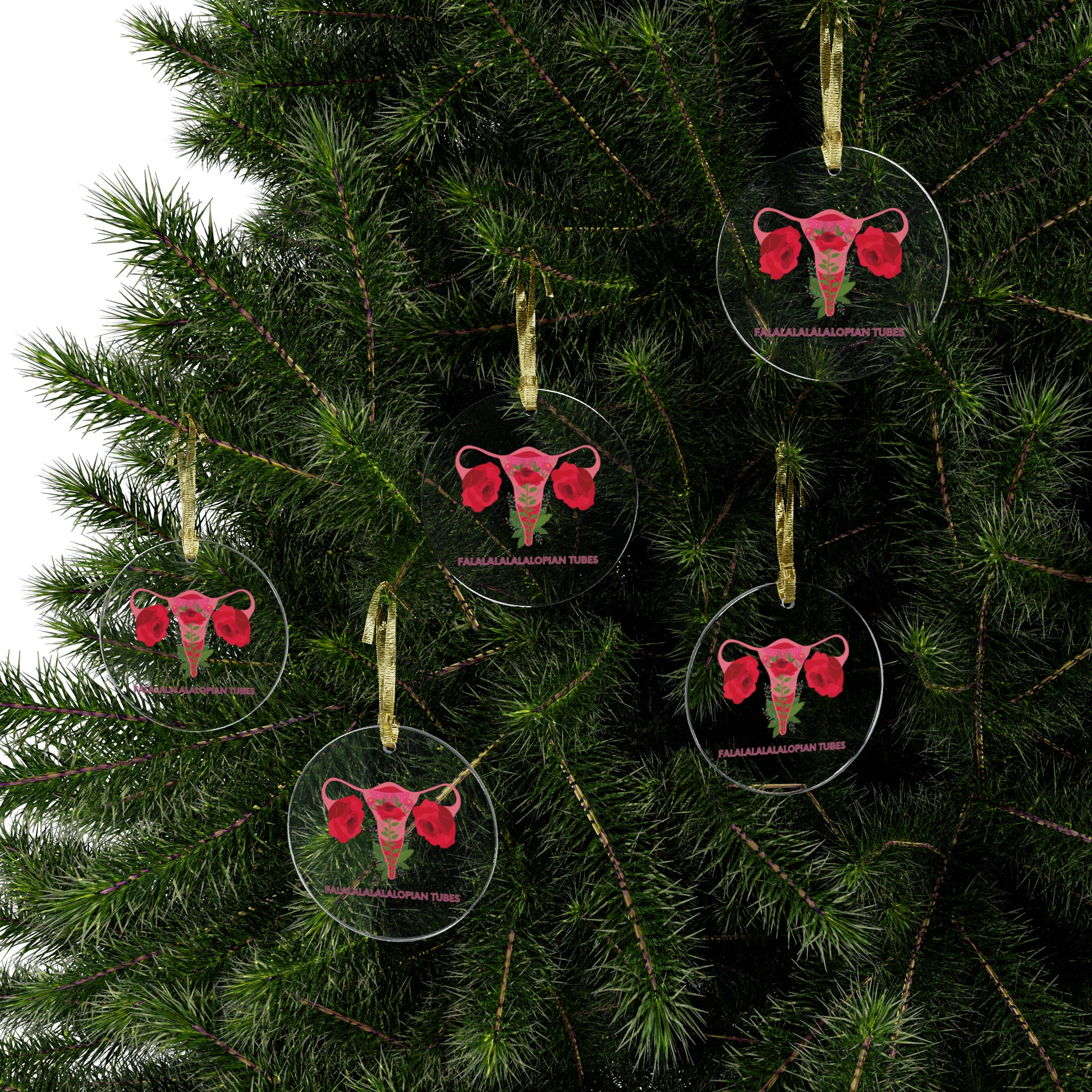 Falalalalopian Tubes Christmas Ornament for OBGYN Gift for Fertility ...