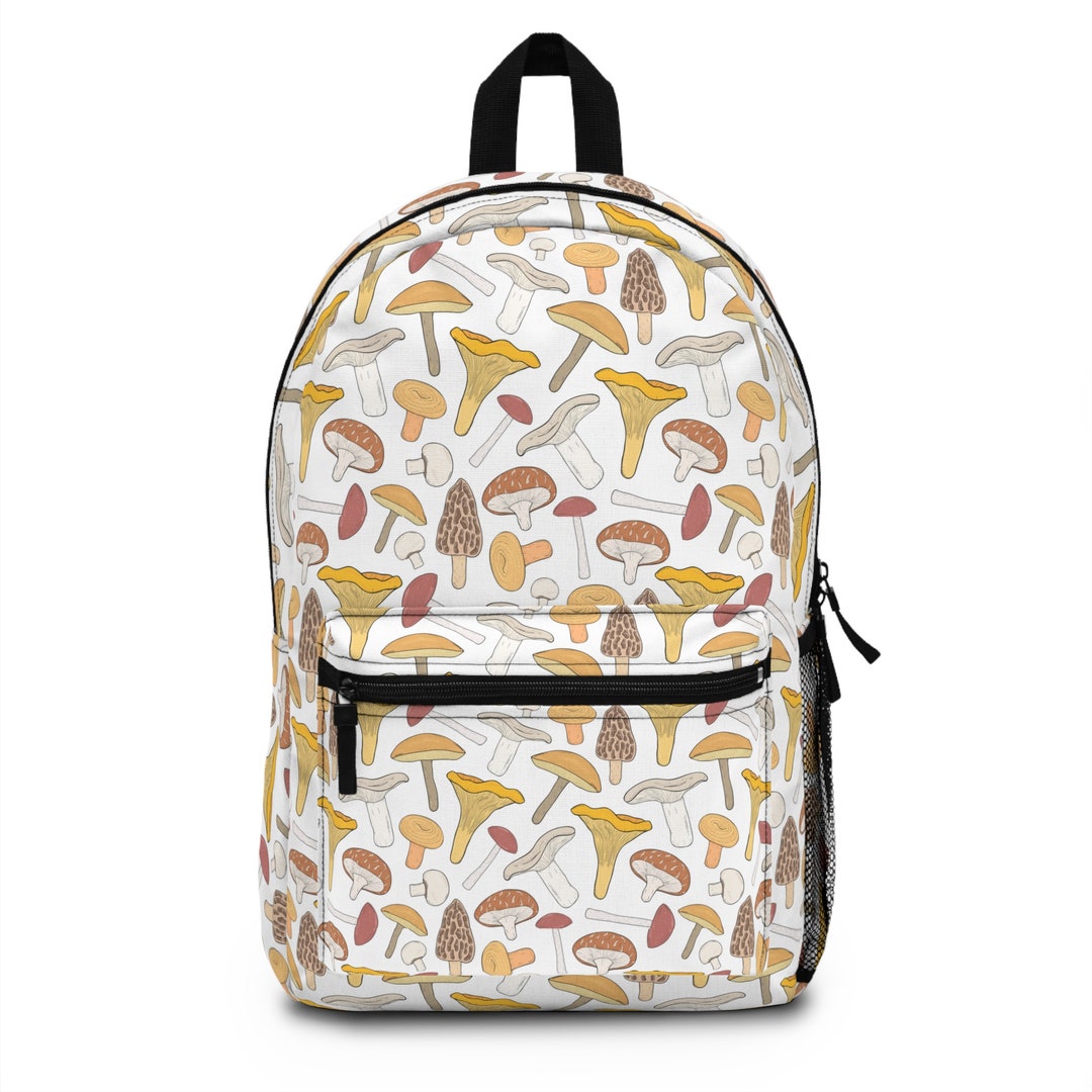 Mushrooms Backpack Cottagecore Backpack Woodland Forestcore Backpack
