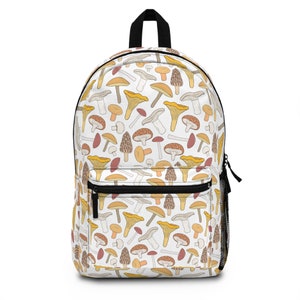 Zaino funghi Zaino Cottagecore Zaino Woodland Forestcore Zaino Woodland Zaino Hippie Zaino botanico Torna a scuola Borsa