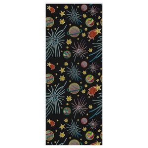 Outer Space Inpakpapier Ruimte Verjaardagscadeau Donker Inpakpapier Ruimte Verjaardag Uniek cadeaupapier Esthetisch cadeaupapier Celestial cadeaupapier afbeelding 3