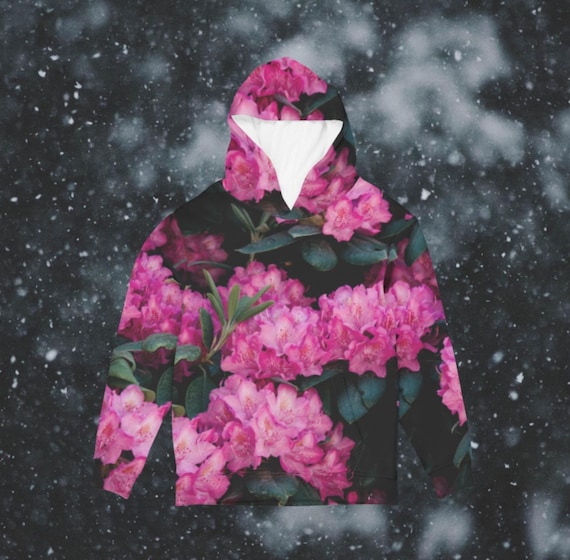 Rhododendron Sweatshirt Flower Hoodie Rhododendron Gift for