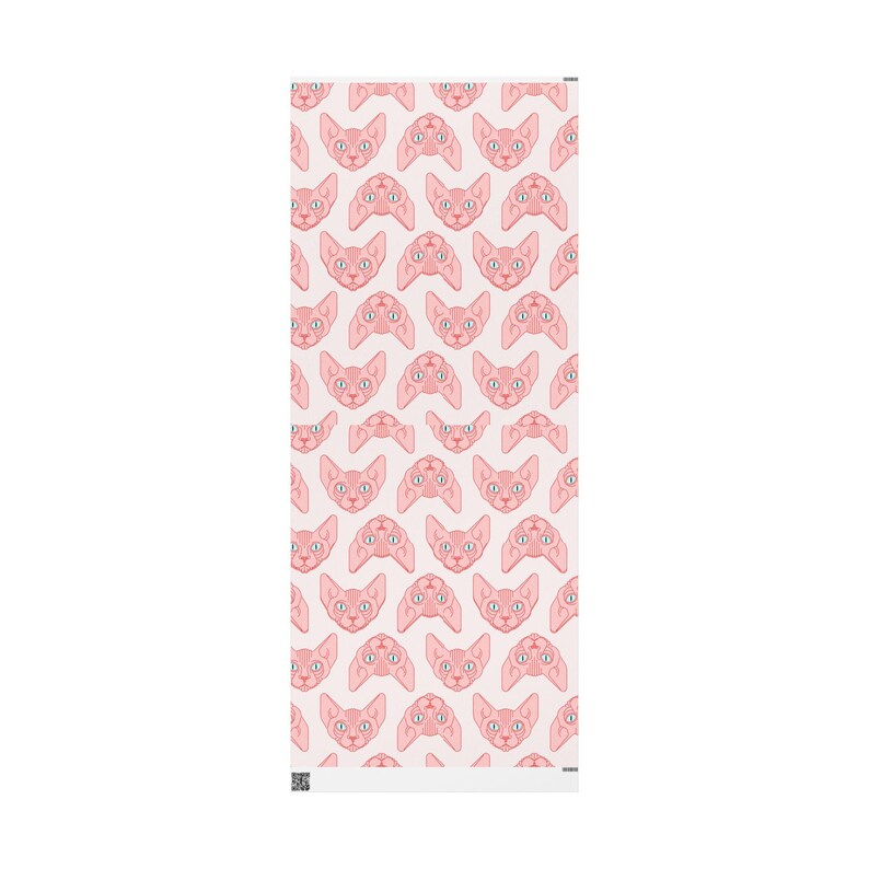 Sphynx Cat Wrapping Paper, Hairless Cat Gift Wrap, Cats, Sphynx Cat Lover Gifts, Sphynx Cat Gifts, Gifts for Cat Lovers, Hairless Cat Lovers image 6