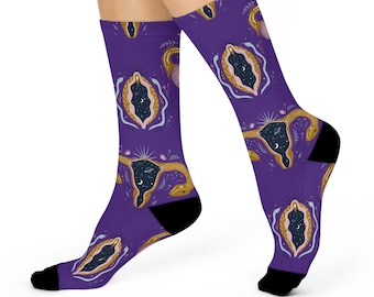 Yoniverse II Socks for Midwife Gift for Doula Gift for Birth Worker Gift for Fertility Doctor Gift for OBGYN Gift for OBGYN Nurse Grad Gift