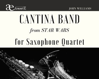 J. Williams - Cantina Band from Star Wars for Saxophone Quartet