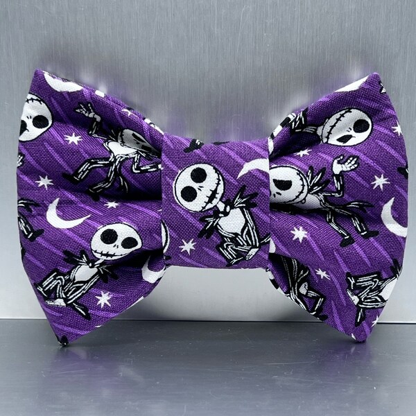 Jack Skellington Bow Etsy