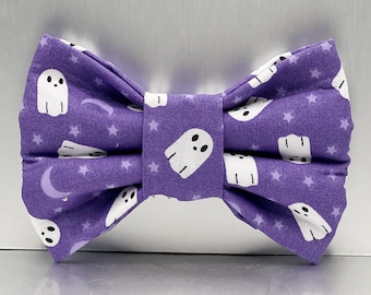 Dog Bow Tie. Halloween Dog Bow Tie, Halloween Cat bow Tie, Ghost dog bow ties, Halloween bow ties, Dog gifts, extra large dog bow ties gift